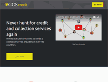 Tablet Screenshot of gcs-credit.com